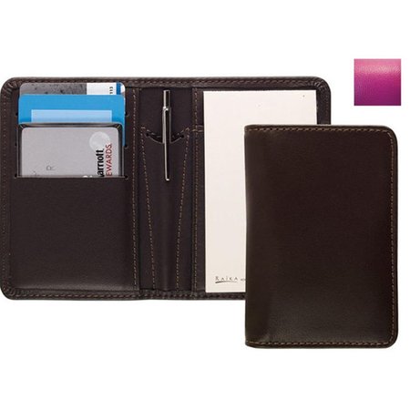 RAIKA Card Note Case with Pen Magenta RO 128 MAGENTA